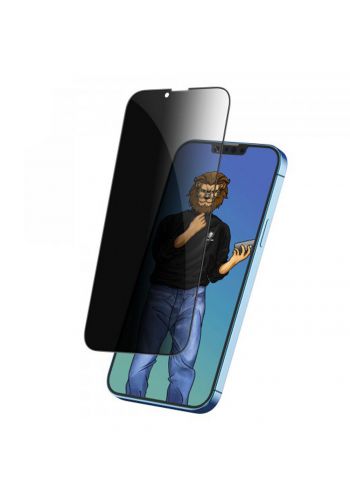 لاصقة مضللة لحماية شاشة الهاتف ايفون 14 بلص من غرين ليون Green Lion GN9HSPY14M 9H Steve Privacy Full Screen Protector for iPhone 14 Plus (6.1 Inch)