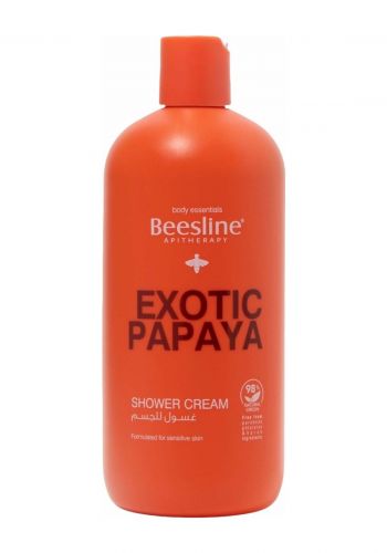 غسول جسم بعطر البابايا 750 مل من بيزلين Beesline Shower Cream - Exotic Papaya