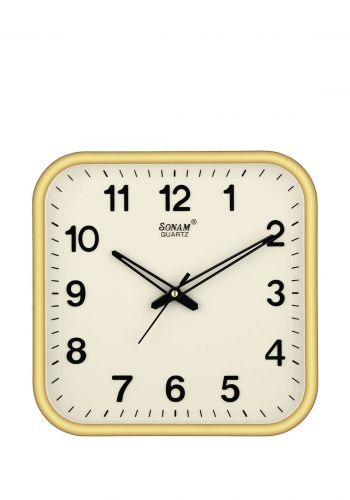 ساعة جدارية مربعة الشكل من سونام Sonam 177  Wall Clock