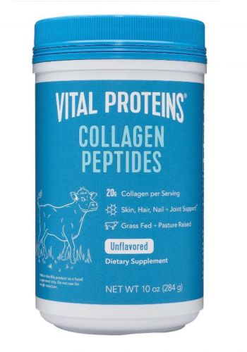 مكمل غذائي بالكولاجين البقري 284 غرام من فايتل بروتين Vital Proteins Collagen Peptide Dietary Supplement