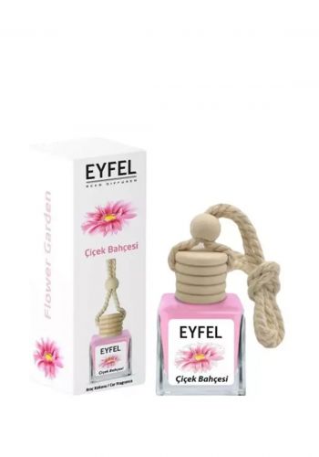 معطر جو للسيارة برائحة الزهور 10 مل من أيفل  Eyfel Flower Garden Car Reed Diffuser