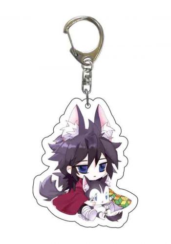 ميدالية سلسلة المفاتيح بتصميم شخصية توميوكا انمي قاتل الشياطين  Key chain