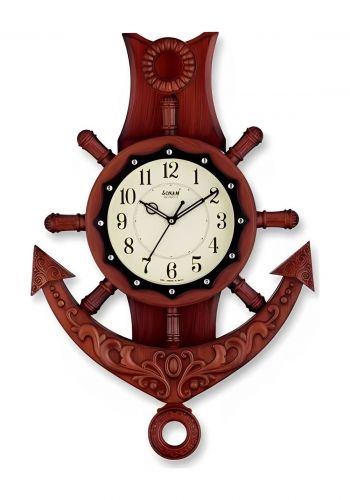 ساعة بندول جدارية من سونام Sonam 6987 Plastic Pendulum Wall Clock