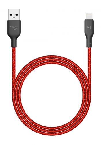 كيبل شحن لايتننك 1 متر أحمر Itel ICD-L23(Red) Type C cable 1 m ( 4458 ) 