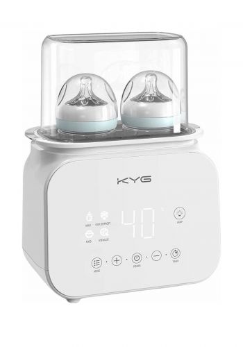 ‎جهاز تعقيم بالبخار لتسخين الزجاجات 6-في-1 500 واط من كي واي جي KYG Bbw-9600 6-in-1 Bottle Warmer Steam Steriliser for Baby Bottles 