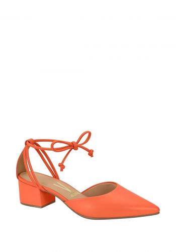حذاء نسائي كعب 5 سم باللون البرتقالي من فيزانو  Vizzano High Heel Women Shoes