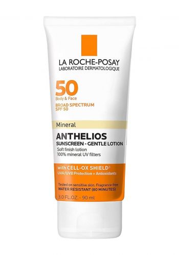 واقي شمس مرطب للوجه والجسم 90 مل من لاروش بوزيه La Roche Posay Anthelios Sunscreen - Gentle Lotion for Body and Face