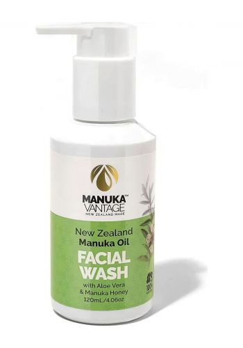 غسول للبشرة بخلاصة الالوفيرا وعسل المانوكا 120 مل من وايلد فيرنز Wild Ferns Manuka Vantage Facial Wash 