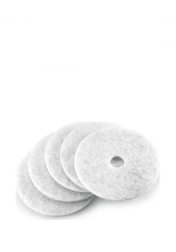 وسادات قرص 5 قطع من كارشر Karcher 6.371-320 white Polishing pad  