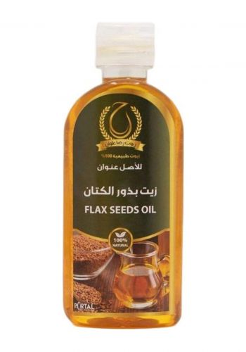 زيت بذور الكتان 100 مل زيوت طبيعية من رضا علوان Ridah Alwan Flaxseed Oil
