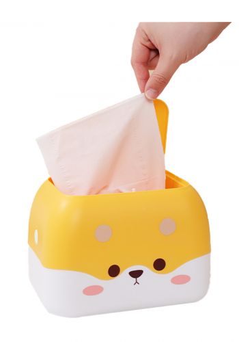 حافظة مناديل ورقية بتصميم كلب من ميني كود Minigood Cheesedog Desktop Storage Box