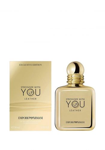 عطر رجالي 50 مل من جورجيو ارماني Giorgio Armani Stronger With You Leather Men's Eau De Parfum Spray 