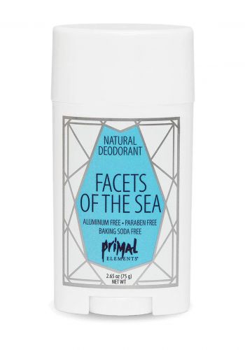 ٍمزيل العرق للنساء 75 غرام من بريمال إليمنتس Primal Elements Natural Deodorant Facets Of The Sea