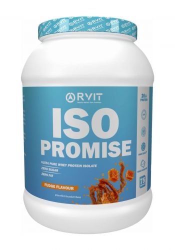 بروتين مصل اللبن المعزول بنكهة الحلوى 2.27 كغم من رفيت Rvit ISO Promise  Fudge Flavour 