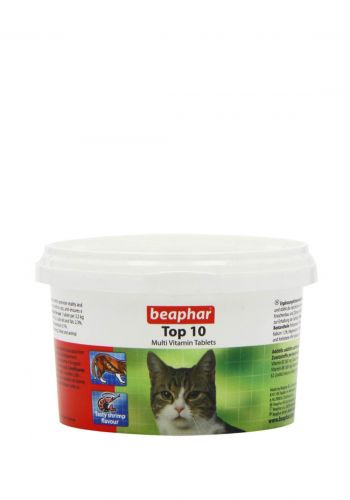 فيتامينات متكاملة توب 10 للقطط 180 قرص من بيفار Beaphar top 10 cat