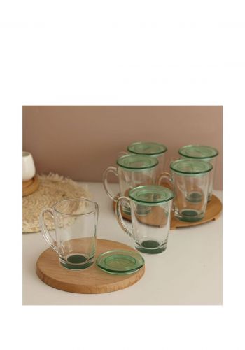 سيت كوب زجاجي مع غطاء 6 قطع من لومينارك  Luminarc Glasses Set