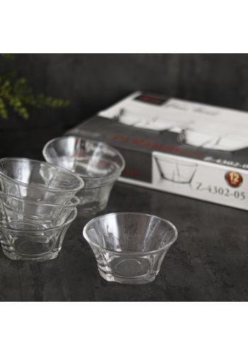 سيت وعاء زجاجي 6 قطع من زيو Zio Z-4302-05 Glass Bowl Set