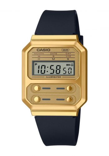 ساعة يد مناسبة لكلا الجنسين من كاسيو Casio A100WEFG-9ADF Unisex Watch