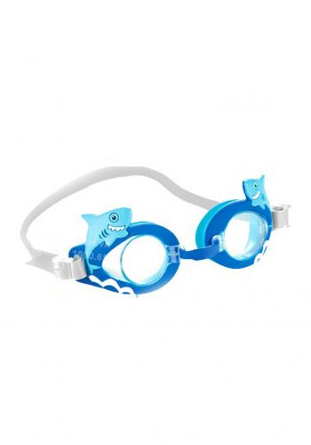 نظارة  سباحة للاطفال بتصميم دولفين 15 × 3 × 4 سم من انتيكس Intex 55611 Play Goggle 