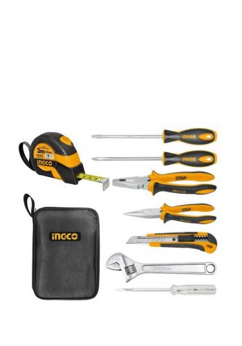 حقيبة عدة مشكلة 8 قطعة من انكجيو Ingco handtools set HKTH10808