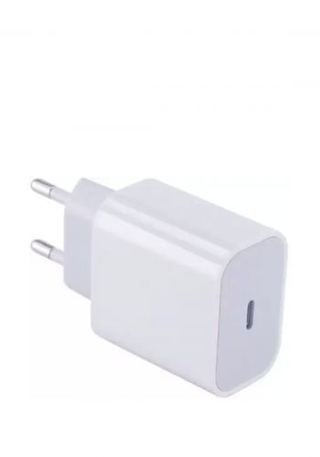 شاحن للموبايل مع كيبل لايتنكك من ابل Apple iPhone  3.1A  Adapter USB-C to Lightning Cable - White