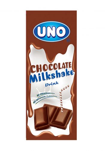 مخفوق حليب بالشوكولاتة 180 مل من اونو Uno Milk Shake Chocolate Terta Pack