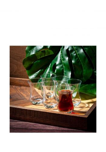 سيت استكان زجاجي  6 قطع من باشابهجة Pasabahce 62511 Tea Set