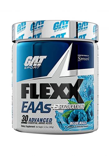 Gat Flexx Eaas 345g Hydration Blue Razz الاحماض الامينية 345 غم