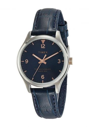 ساعة نسائية من تايمكس Timex TW2R69700 Waterbury Analog Blue Dial Women's Watch