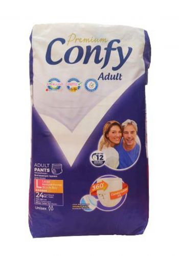 حفاظات كبار السن كيلوت حجم كبير 24 قطعة من كونفي Confy Elderly Diapers Underwear