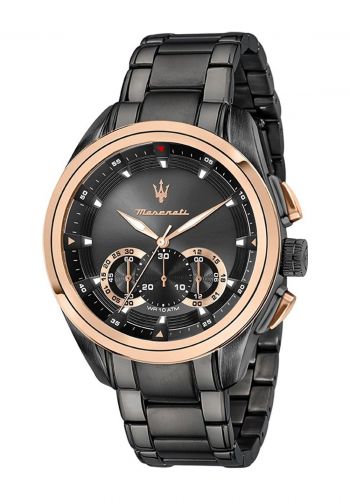 ساعة رجالية 45 ملم من مازيراتي Maserati R8873612016 Traguardo Chronograph Bracelet Watch 
