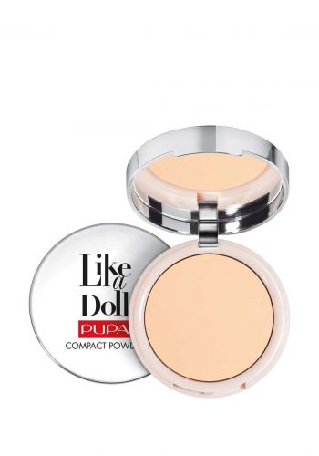 بودرة للوجه 9 غم درجة 001 من بوبا ميلانو Pupa Milano A Doll Compact Porcelain
