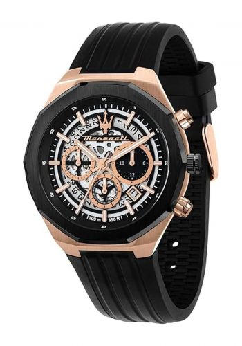 ساعة رجالية 45 ملم من مازيراتي Maserati R8871642003 Design Date Chronograph Analog Dial Men's Watch 