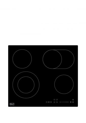 طباخ بلت ان كهربائي زجاج اسود 4 شعلات DLC MCHF60B-4 Gas Cooker 60x60 Cm