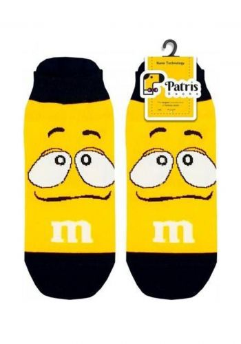 جوارب ربع قدم لكلا الجنسين بتصميم ام اند امز من باتريس Patris Socks 
