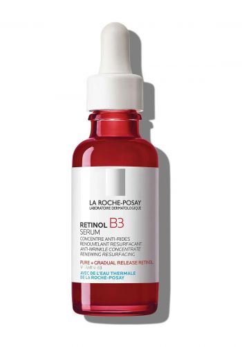 سيروم ريتنول بفيتامين بي 3 لجميع أنواع البشرة 30 مل من لاروش بوزيه La Roche Posay Pure B3 Retinol Serum