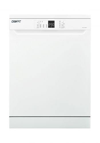 Crafft DWA1E6B2W Dish Washer- White غسالة صحون من كرافت