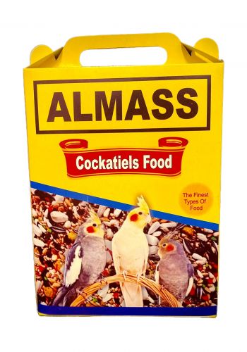 طعام كوكتيل للطيور ٥٠٠غم  من الماس ALMASS Cockatiels Food