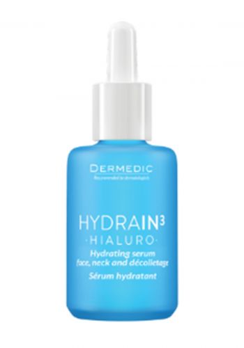 مجموعة العناية بالوجه (غسول كريمي وسيروم الترطيب) من ديرماديك  Dermedic Hydrain Cleansing Gel And Moisturizing Serum