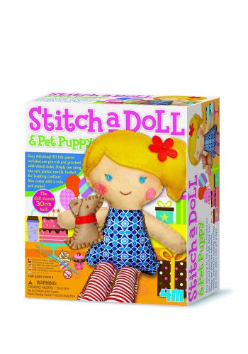 عدة خياطة دمية من 4 ام4m Stitch A Doll & Pet Puppy