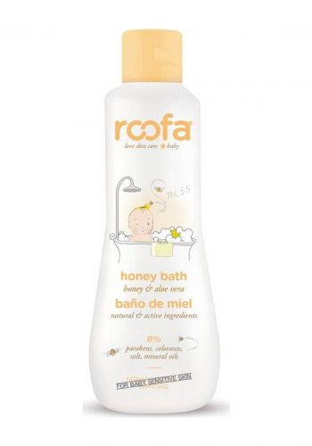 جل استحمام ليلي بخلاصة العسل للبشرة الحساسة 200 مل من روفا Roofa Honey Bath Gel