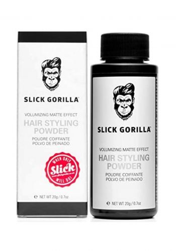 بودرة شعر لكثر كثافة للشعر 20 غم من سلك كوريلا Slick Gorilla Hair Styling Powder