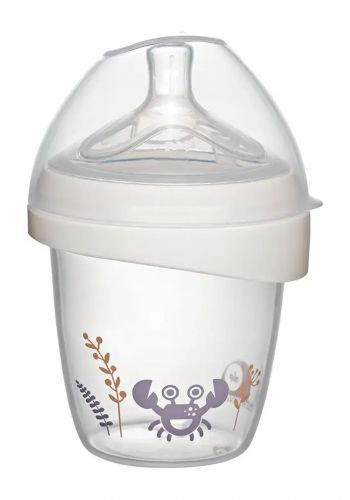 رضاعة بلاستيك للأطفال  150 مل  من نيب الالمانية Nip First Moments Wide Neck Bottle +0m