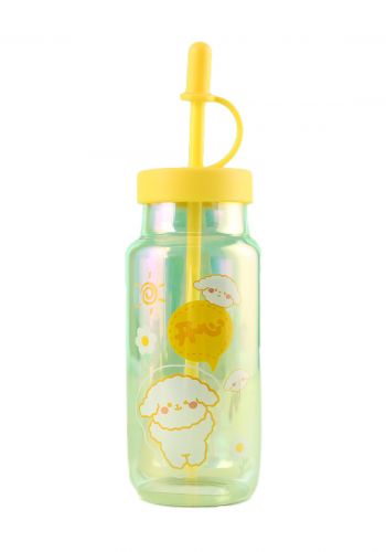 مطارة لحفظ المياه 540 مل من ميني كود  Minigood Splendid Animal Straw Glass