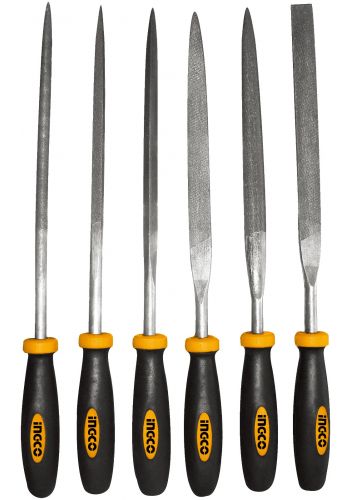 مجموعة مبارد حديد صغير  6 قطع من انجيكو Ingco HKTF63  steel file