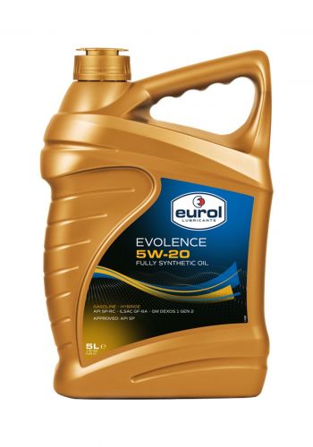 زيت محرك 5 لتر من وولف Eurol Evolence 5W-20 Fully Synthetic Motor Oil