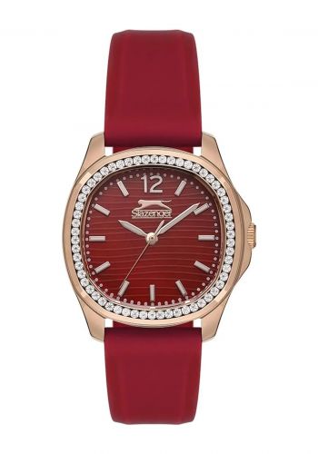  ساعة يد نسائية باللون الاحمر من سلازنجر Slazenger SL.9.2239.3.05 Women's Wristwatch  