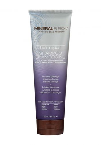 شامبو معالج للشعر التالف والجاف 250 مل من مينرال فيوجن  Mineral Fusion Hair Repair Shampoo for Dry