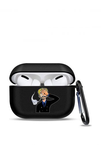 حافظة سماعة ايربود برو 2 بطبعة شخصية سانجي من انمي وان بيس  Silicon Anime Airpods Pro 2 Case