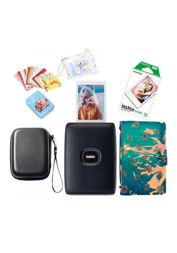 طابعة صور ميني مع هدايا من فوجي فيلم Fujifilm Instax Mini Link 2 Wireless Smartphone Printer